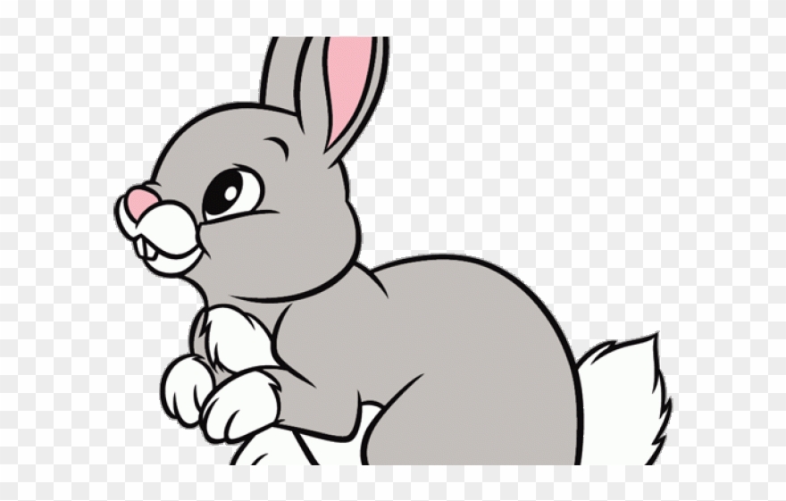 Rabbit Clipart Vintage - Png Download
