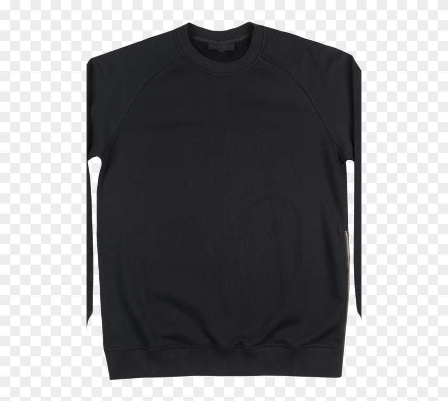 Black Scale Fashion Zipper Crewneck Sweatshirt Fleece - Black Scale Clipart