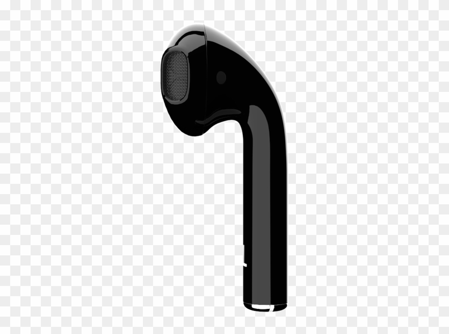 Jet Black Gloss - Headset Clipart