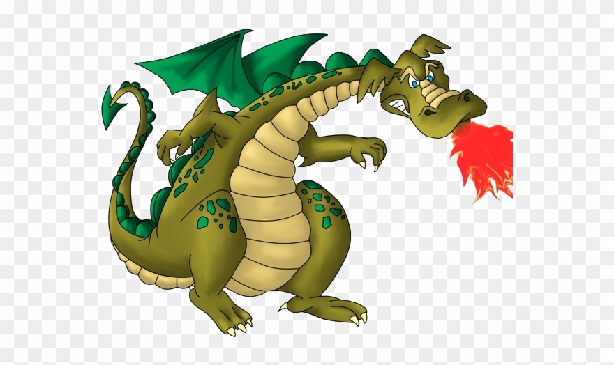 Cartoon Dragon Clipart Dragon Cartoon Clip Art - Dragon Slayer Help Wanted - Png Download
