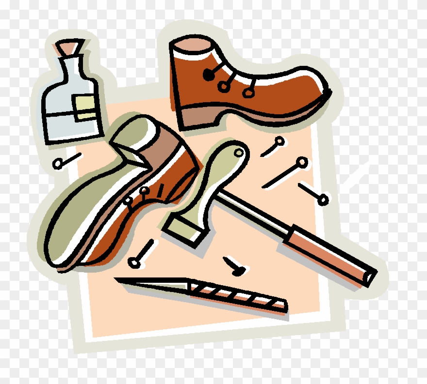 Retail Clipart Dress Repair Shop - Shoe Repair Clip Art - Png Download