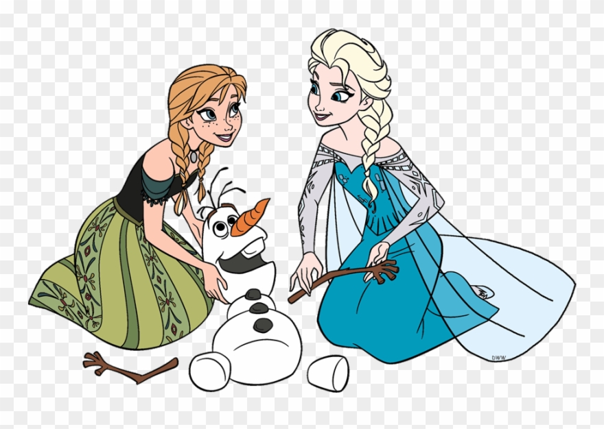 Frozen Wallpaper Called Anna, Elsa And Olaf - Disney Princess Word Search Clipart