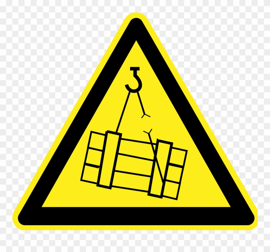 Falling Objects Warning Sign Png Clipart