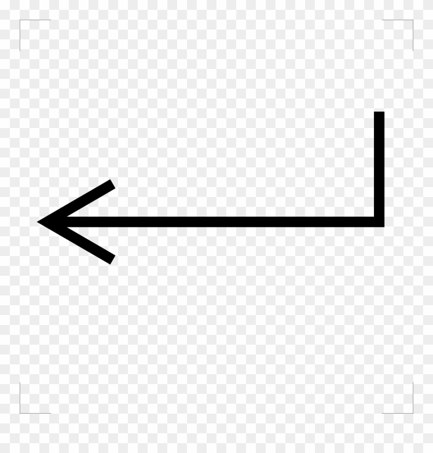 Isoiec 9995 7 023 Iso 7000 0651 Symbol For Return New Clipart