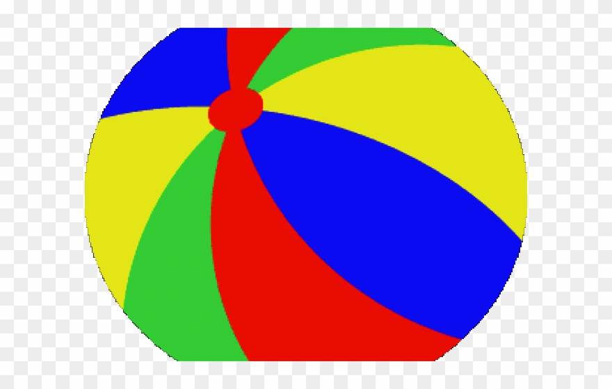 Beach Ball Clipart Beach Theme - Circle - Png Download