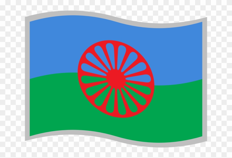 By Skotan - Flag Of The Romani People Clipart
