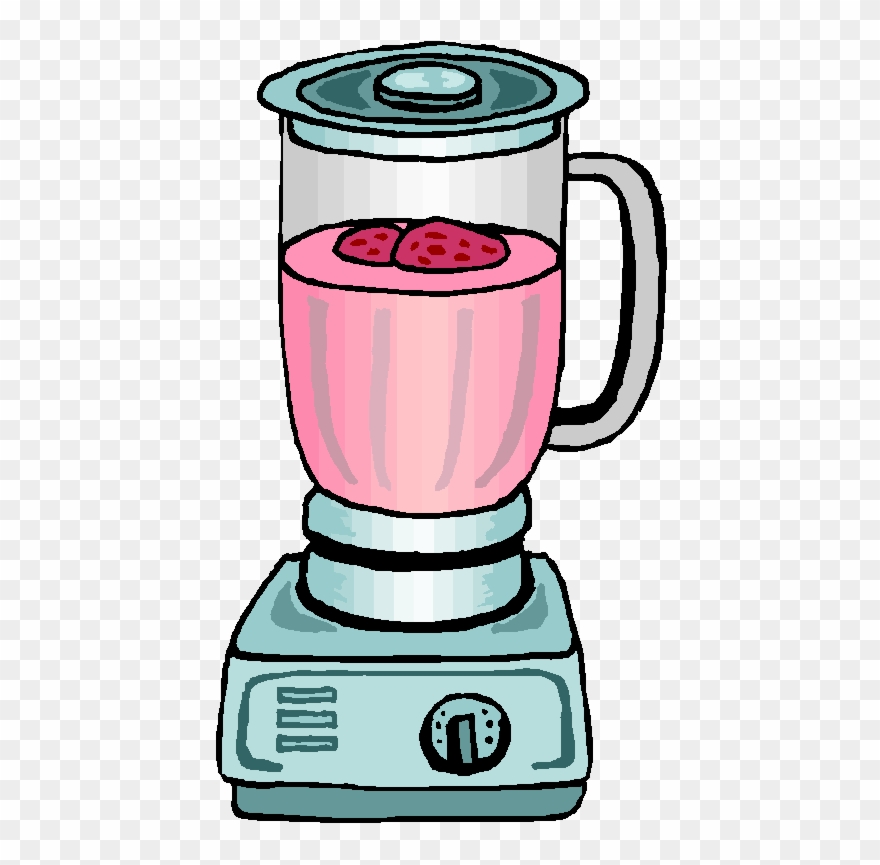 Smoothie Clipart Black And White - Smoothie Blender Clipart - Png Download