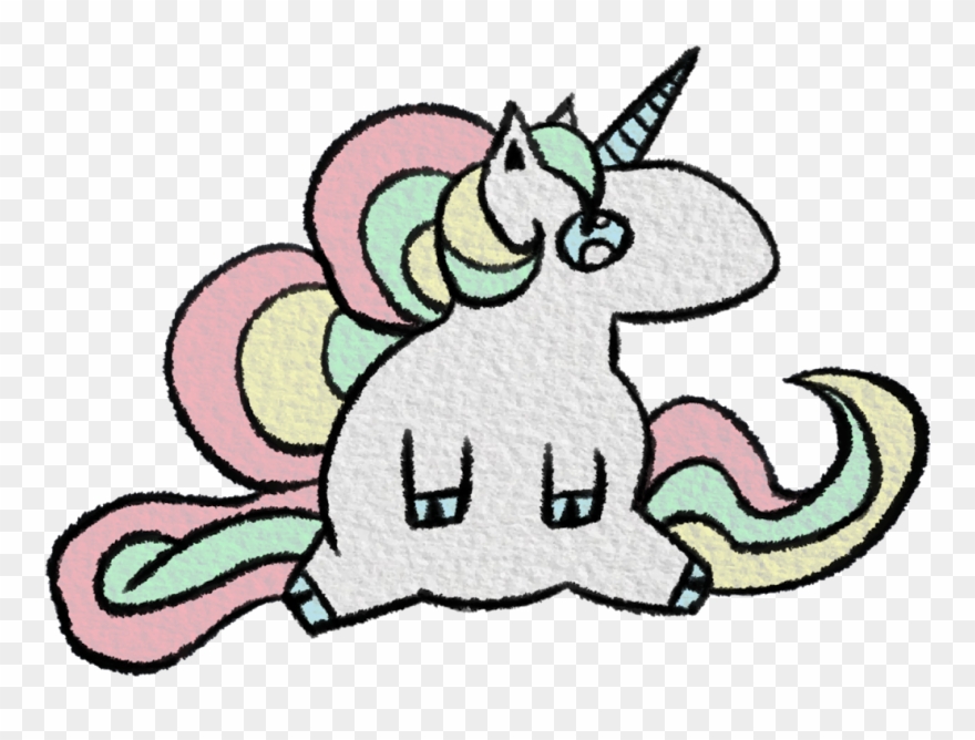I Made A New Sticker Pack And A Design With The Unicorn - Cartoon Clipart