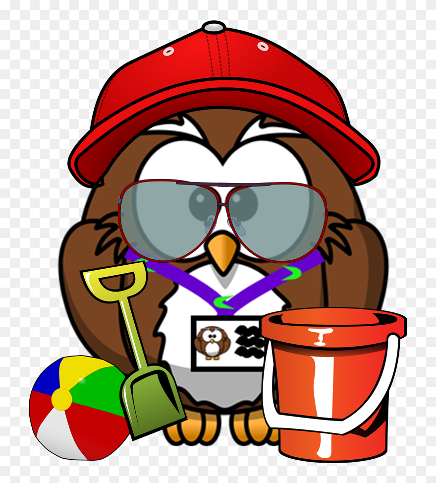 Summer Owl Clip Art - Png Download