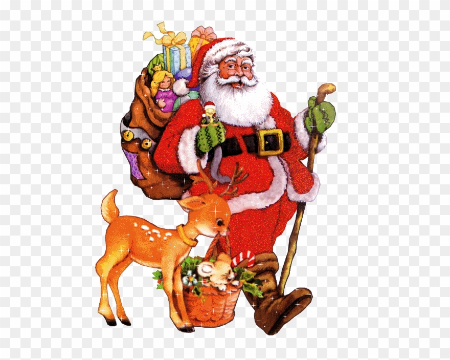 Christmas Santa Gifts Gif Clipart