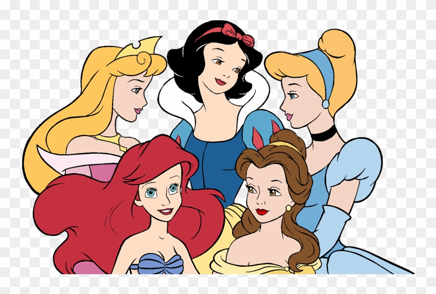 Top 89 Princesses Clip Art - Disney Princesses Clipart - Png Download