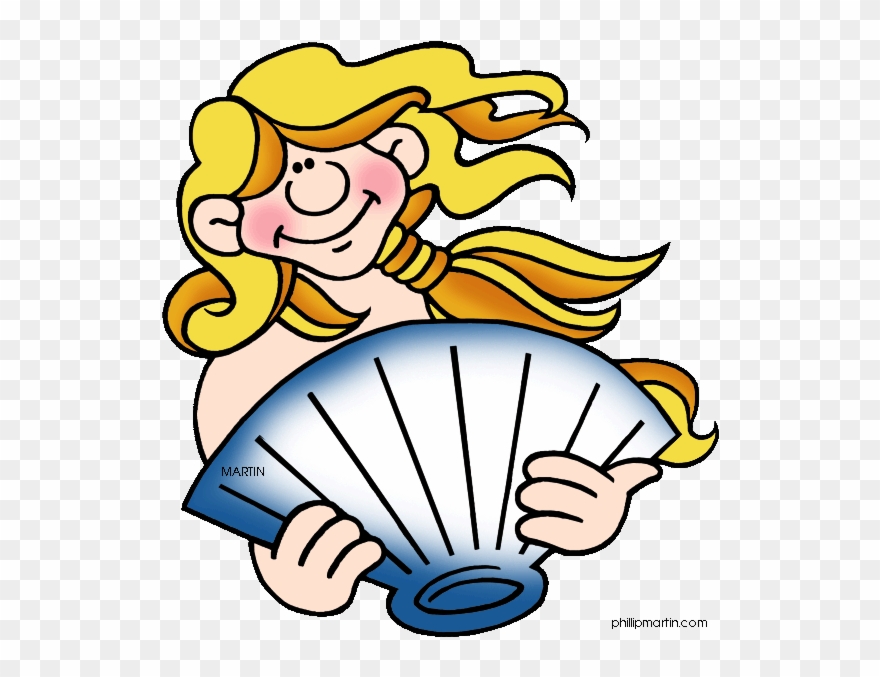 Queen Clipart Roman - Venus Roman God Cartoon - Png Download