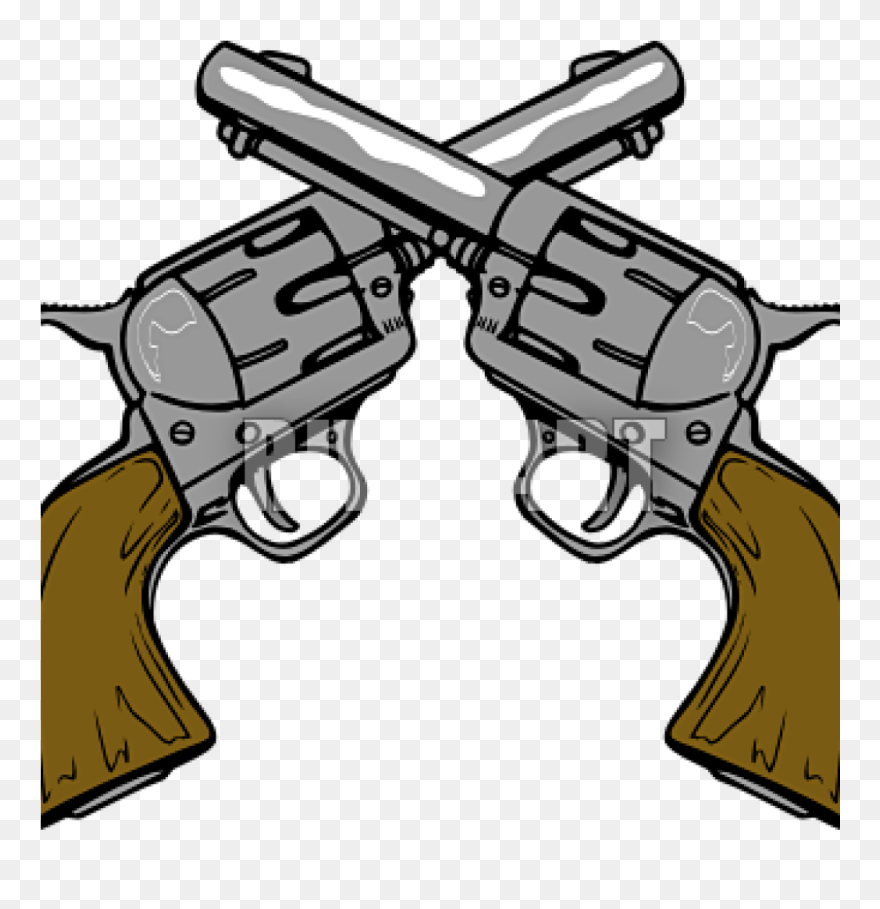 Guns Clip Art Cowboy Gun Clipart Music Clipart - Wild West Gun Png Transparent Png