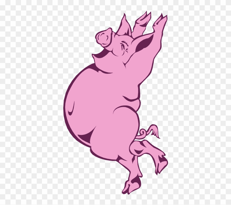Piggy Clip Art - Cute Pig Gif Clipart - Png Download