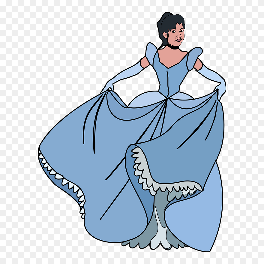 Princess Dress Cliparts 11, Buy Clip Art - Gown Clipart - Png Download