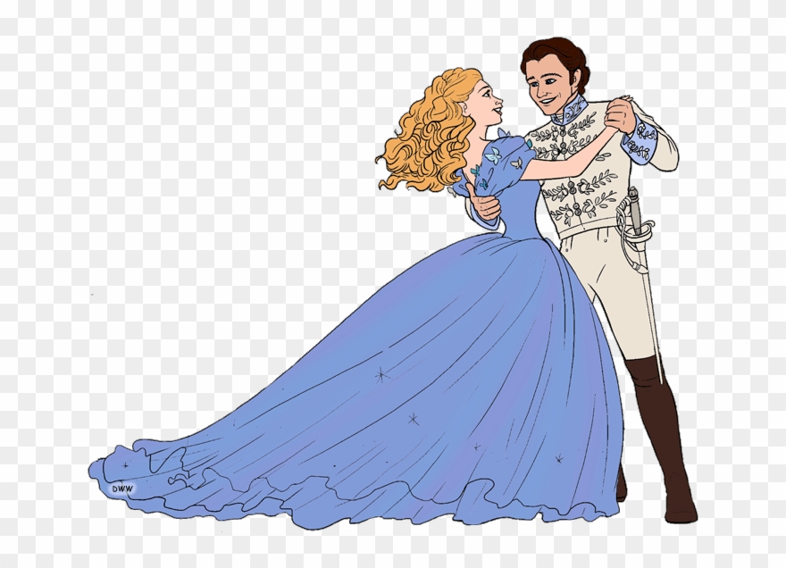 Dress Clipart Cinderella 2015 - Live Action Cinderella Art - Png Download