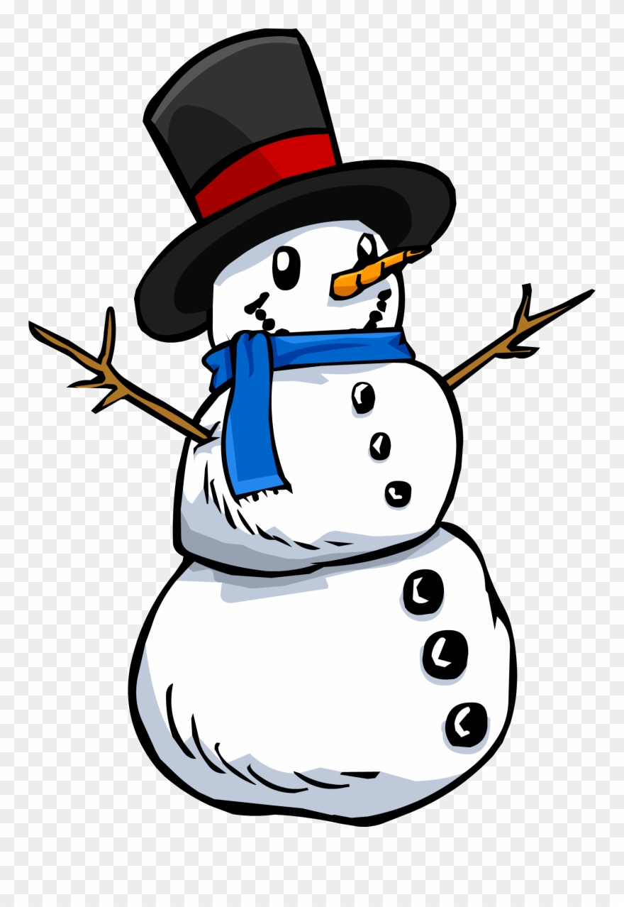 Clipart Snowman Female - Snowman Clipart Transparent Background - Png Download