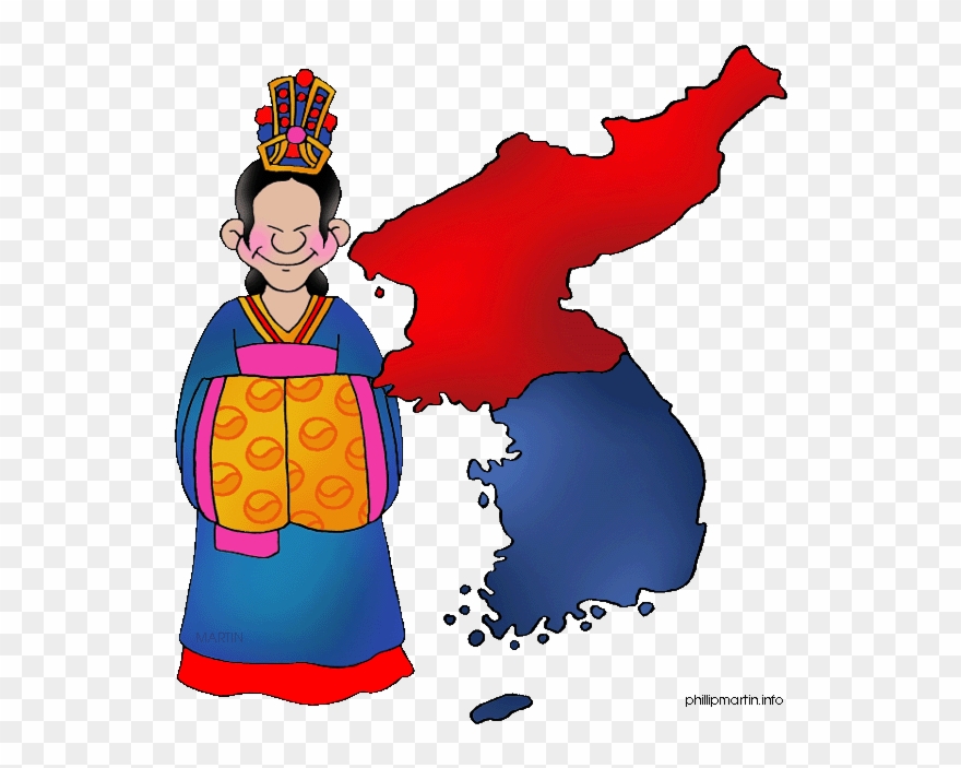 Korea Clipart Map - Korea Clipart - Png Download