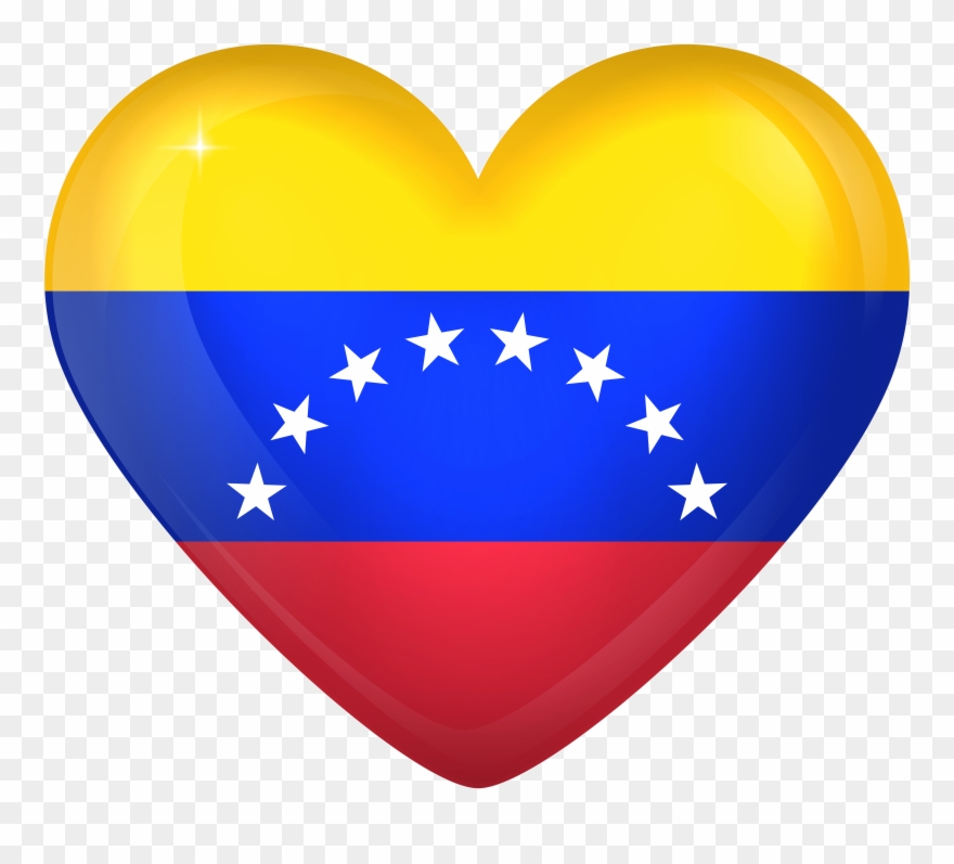 1 Mese Fa - Venezuela Button Flag Clipart