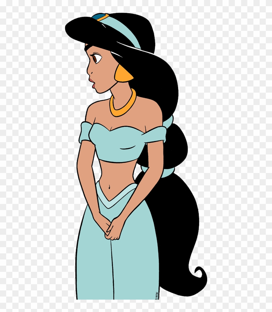 Jasmine Clip Art Disney Galore - Cartoon - Png Download