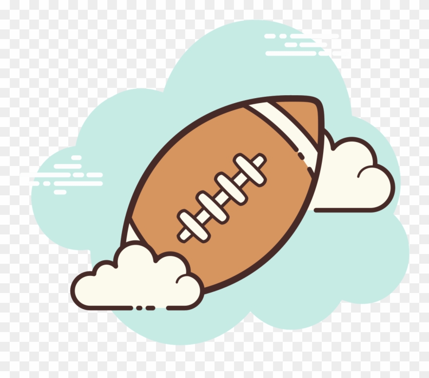 American Football Ball Icon - Hotel Key Icon Clipart