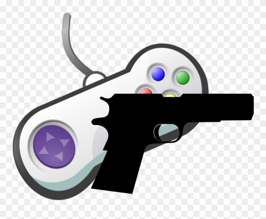 Cartoon Gun 18, Buy Clip Art - Video Games Clip Art - Png Download