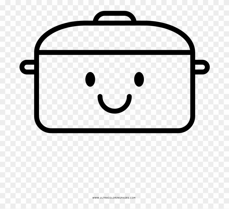 Kochtopf - Coloring Book Clipart