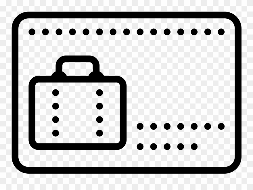 Travel Card Icon - Icon Clipart