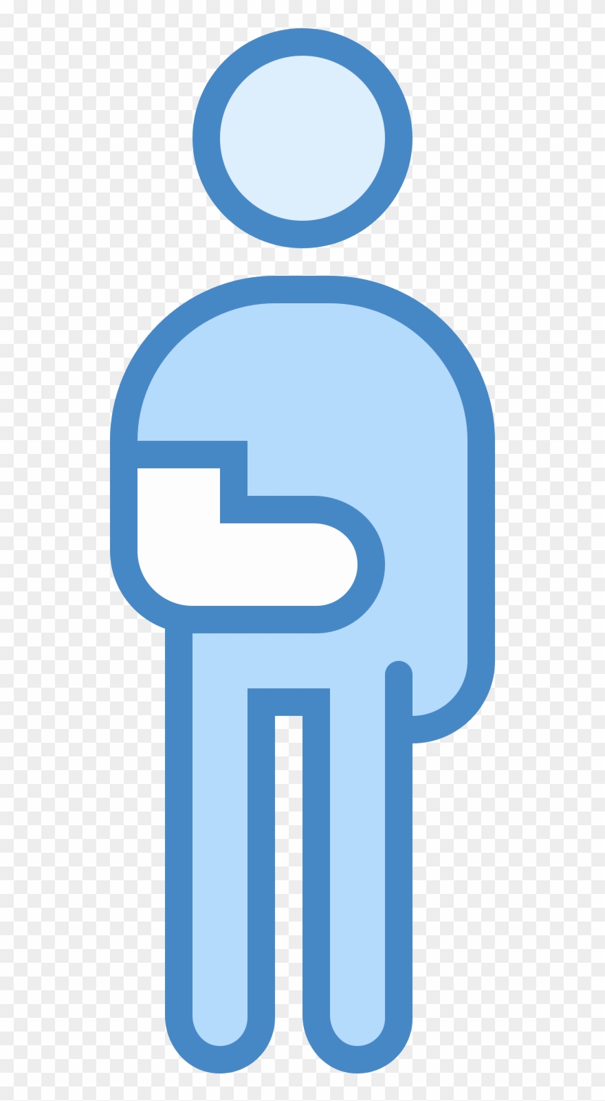 This Is A Cast Icon - Platre Icone Clipart