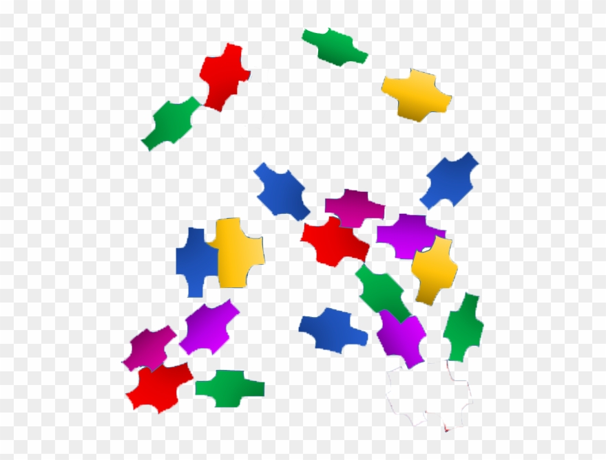 Eckigekonfetti - Confetti Clipart