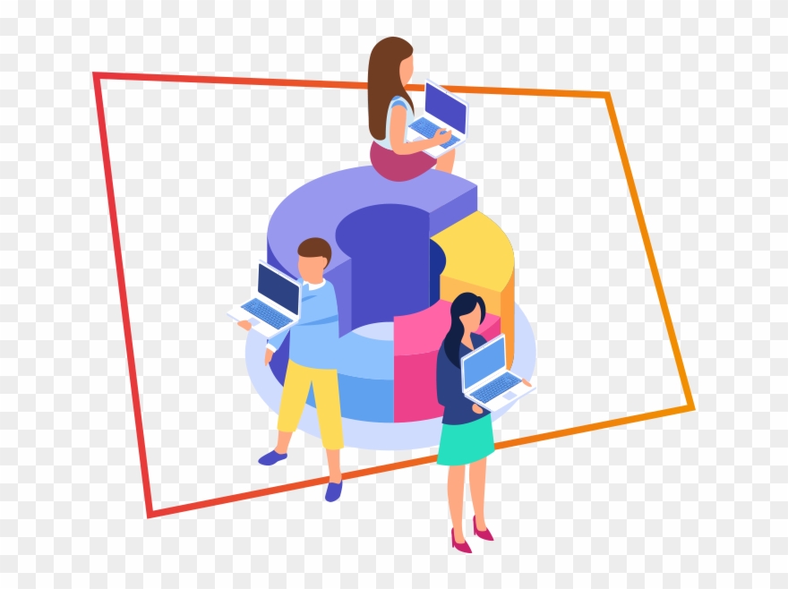 Großes Entwicklerteam In Der Ukraine - Cartoon Clipart