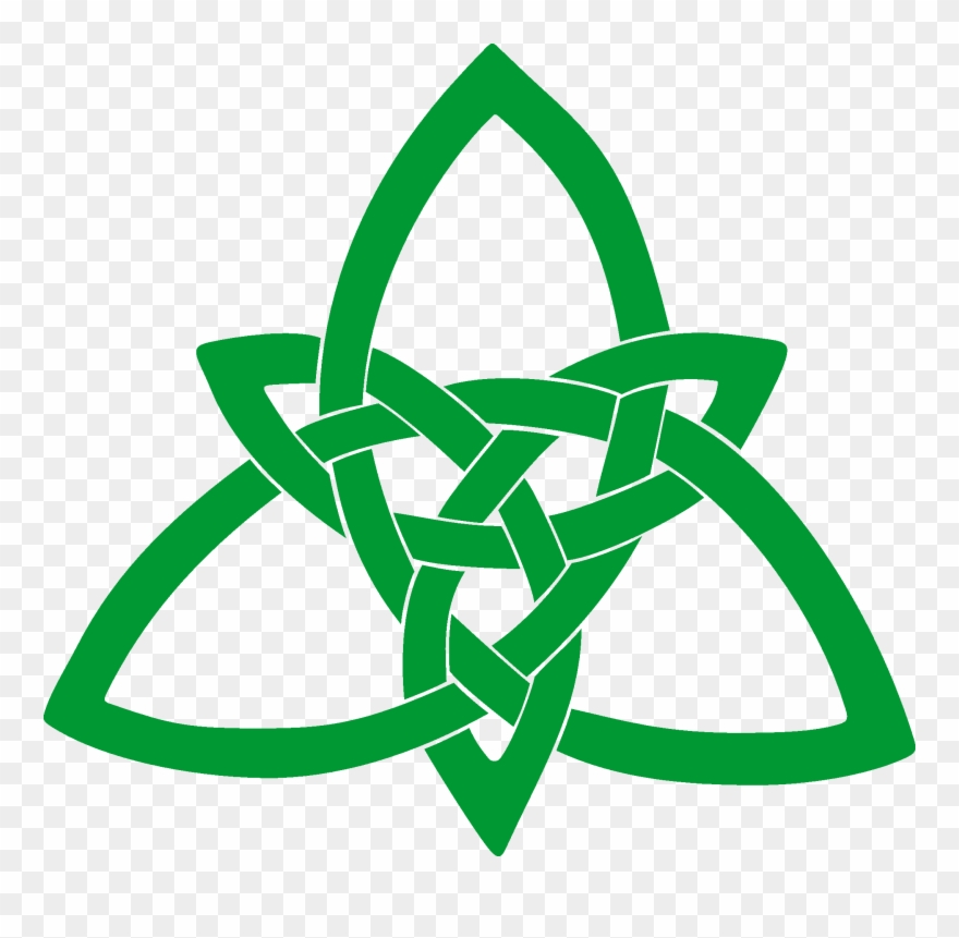 Celtic Knot Clipart - Green Celtic Knot - Png Download