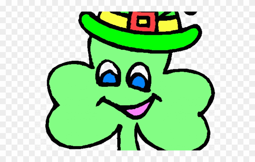Free Shamrock Clipart - Saint Patrick's Day Drawing - Png Download