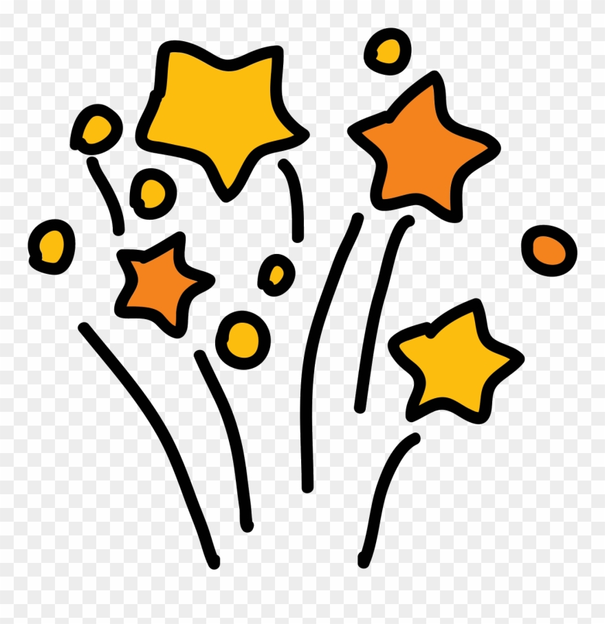 Feuerwerks-explosion Icon - Clip Art - Png Download