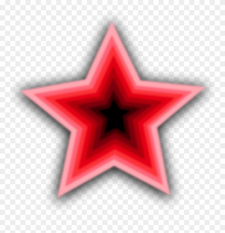 Clip Art, Illustrations - Red Stars Transparent Background - Png Download