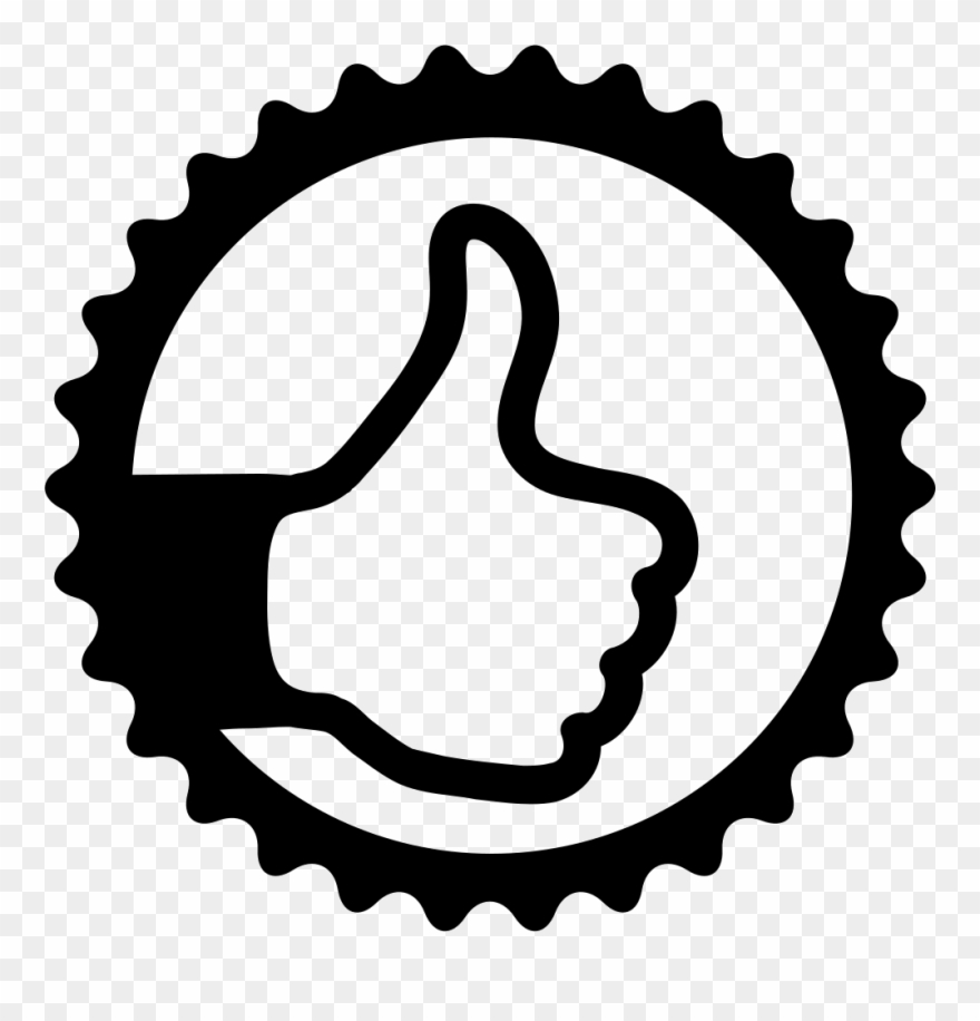 Thumbs - Customer Experience Icon Black Clipart