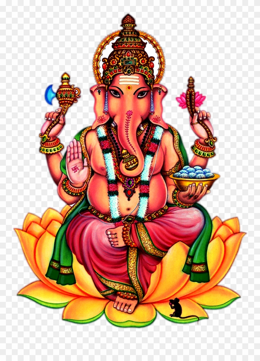 Ganesha Png Images Transparent Free - Ganesh With White Background Clipart