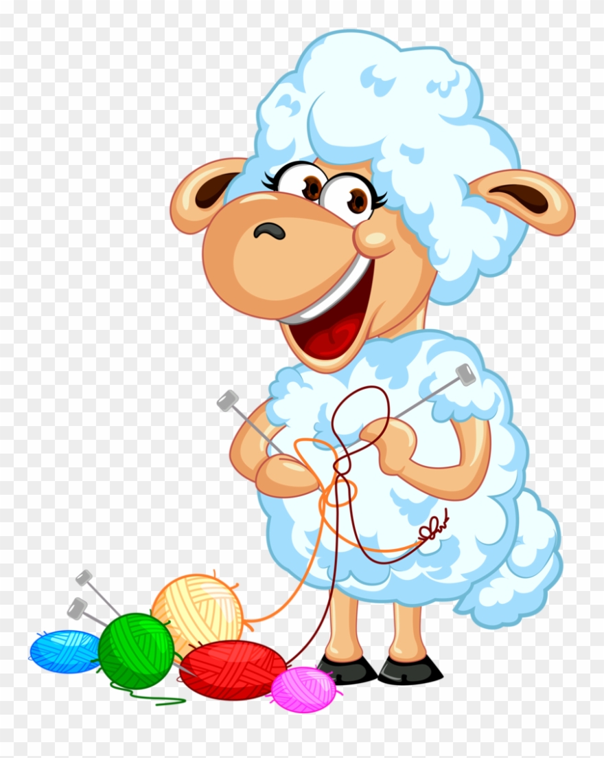 2015 Happy New Year Goats Cartoon Template Vector [преобразованный] - Sheep Clipart