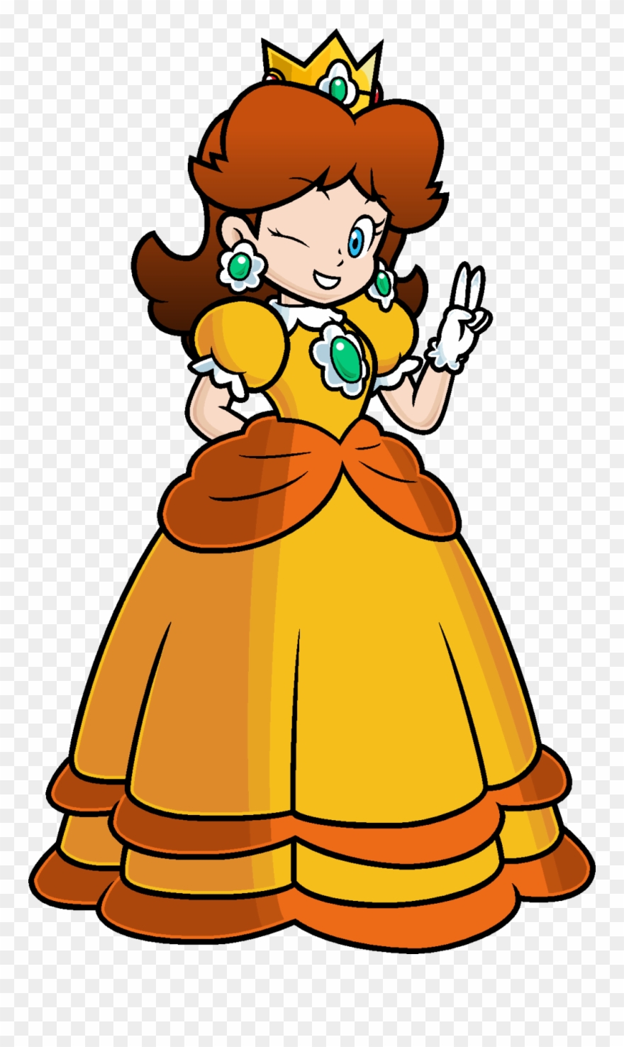 March Clipart March Clipart Yellow Daisy March Yellow - Princess Daisy - Png Download