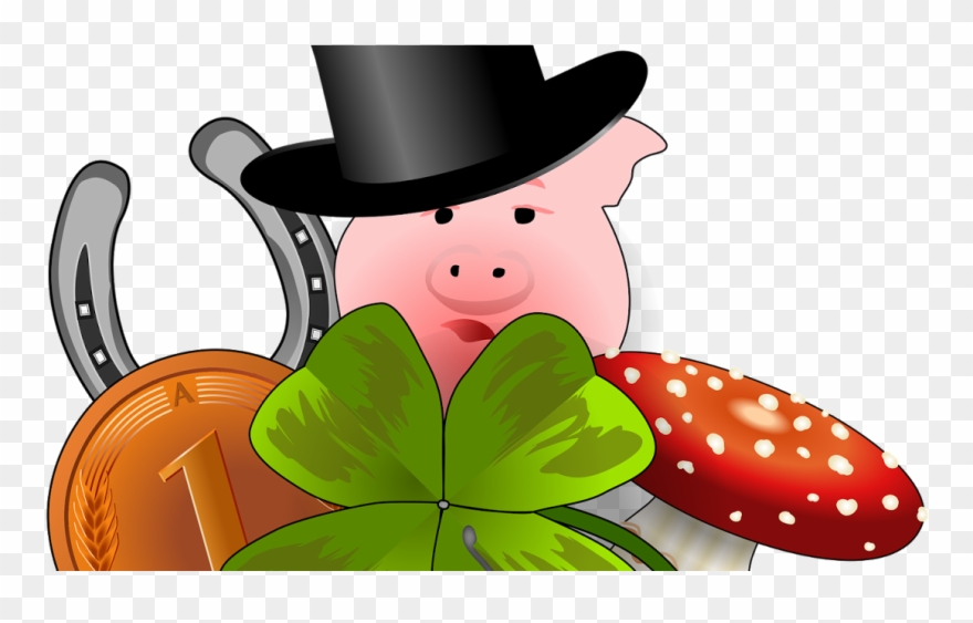 Stricken Am See - Gelukssymbolen Clipart