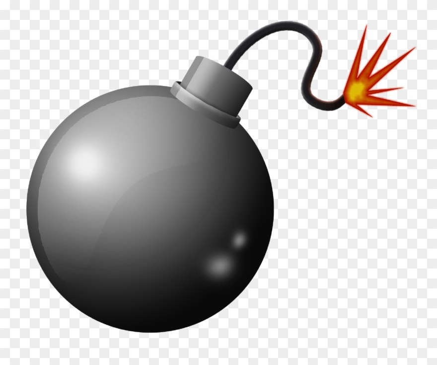 Würden Sie Ohne Schutz, Durch Ein Minenfeld Laufen - Real Bomb Transparent Background Clipart