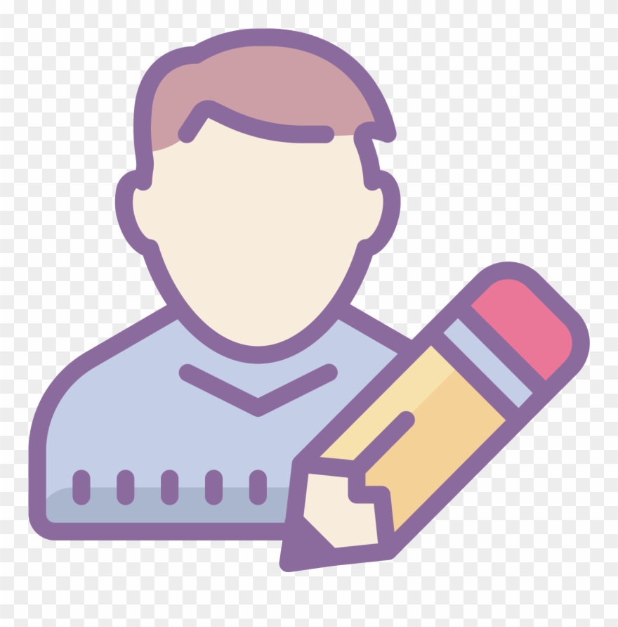 Benutzer Bearbeiten Männlich Icon - Icon Hombre Mujer Png Clipart