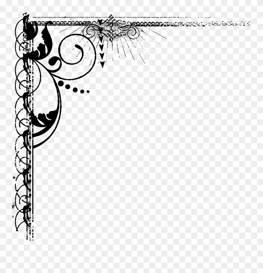 Elegant Corner Page Borders Www Imgkid Com The Image - Borders And Frames Clipart
