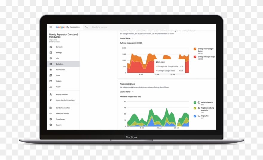 Google My Business Profil Von Www - Searching & Scheduling Clipart