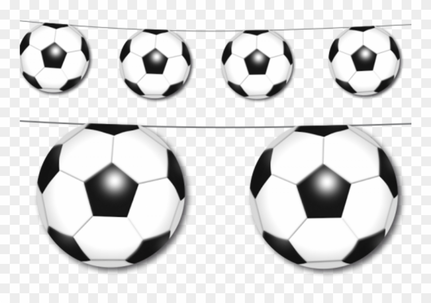 Fußball - Guirlande Avec Motifs Fête Foot 350 Cm Clipart