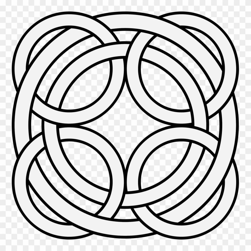 Pin Interlocking Rings Clipart - Interlocking Rings Clip Art - Png Download