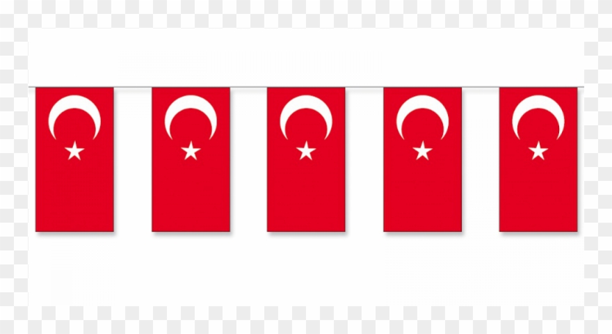 Fahnenkette Türkei 5 M - Banderas Madrid Plástico 50 M Clipart
