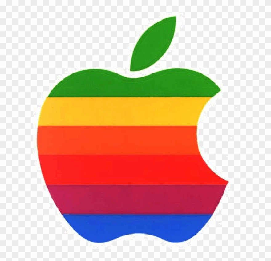 Boy Praying Clipart - Rainbow Apple Logo Gif - Png Download