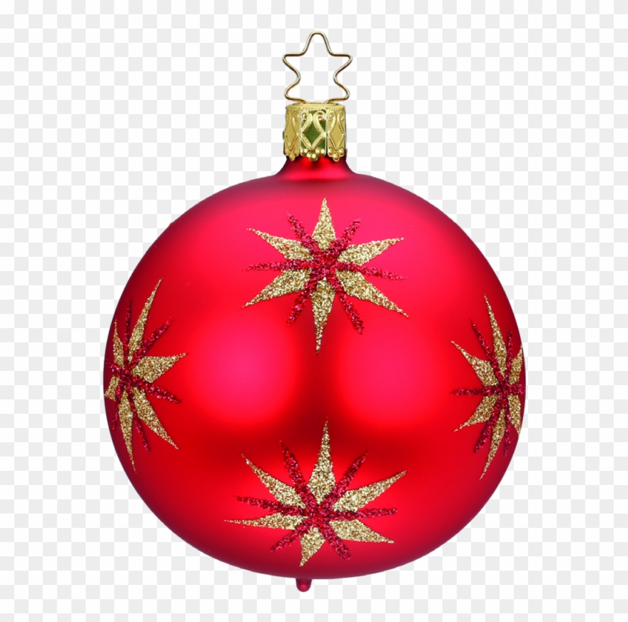 Weihnachtsschmuck - Christbaumkugeln Rot Clipart