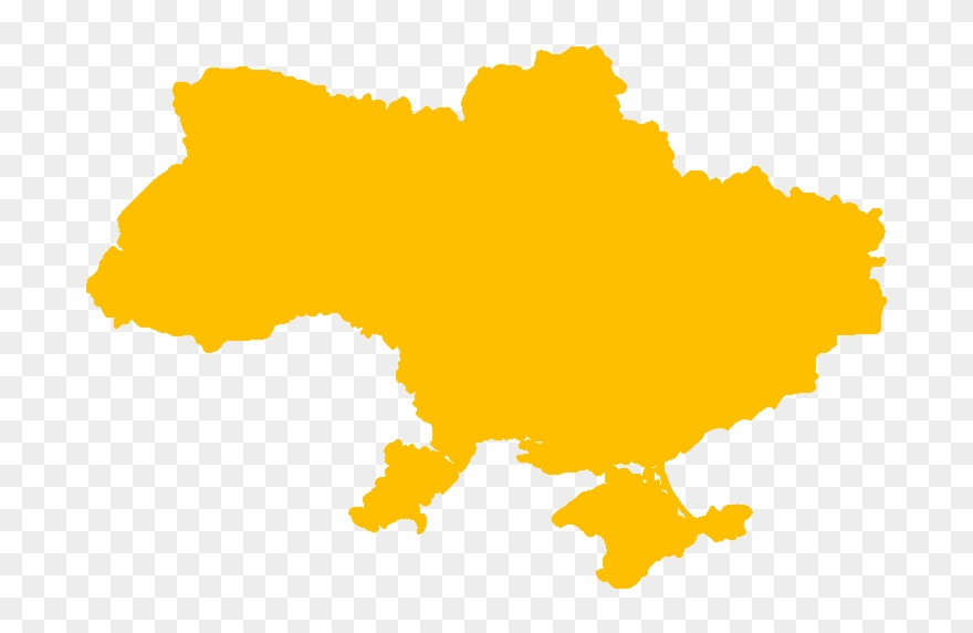 Ukraine Map Vector Clipart